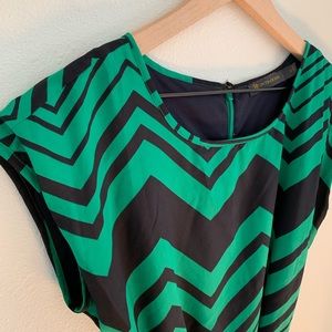 Green and Blue Dress